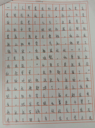 王鑫贫困申请书