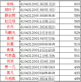 高琪高考成绩